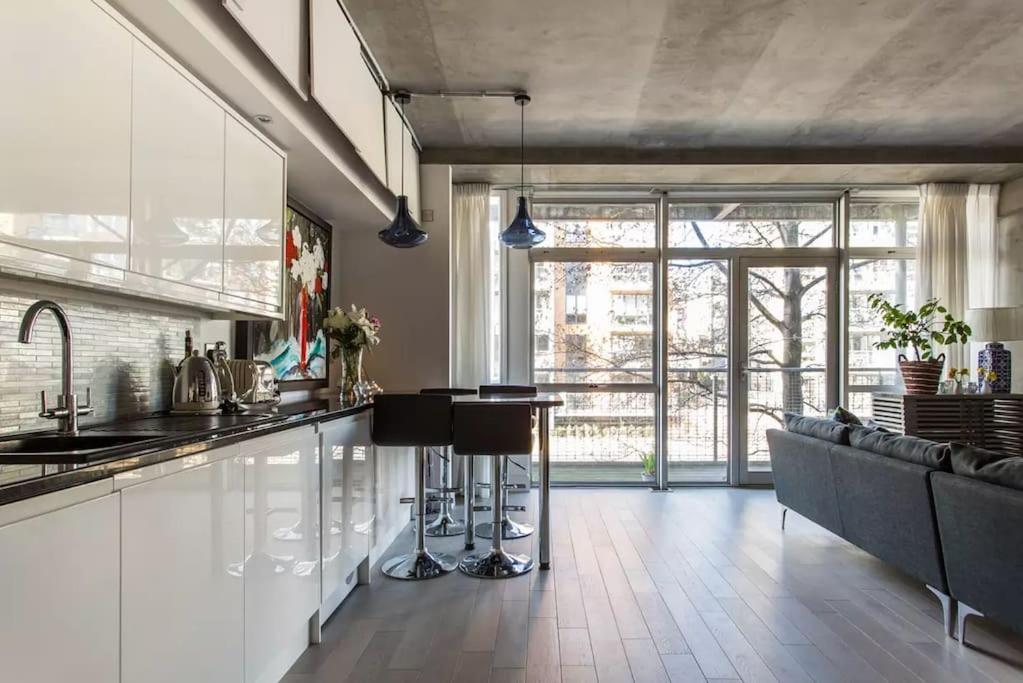 לונדון Canal-Side Apartment In Shoreditch מראה חיצוני תמונה